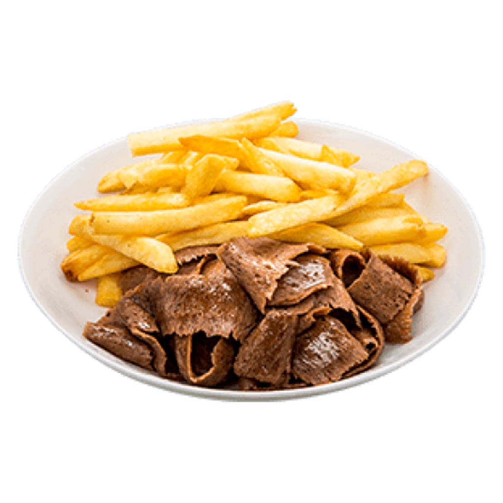 Chips & Kebab Meat 